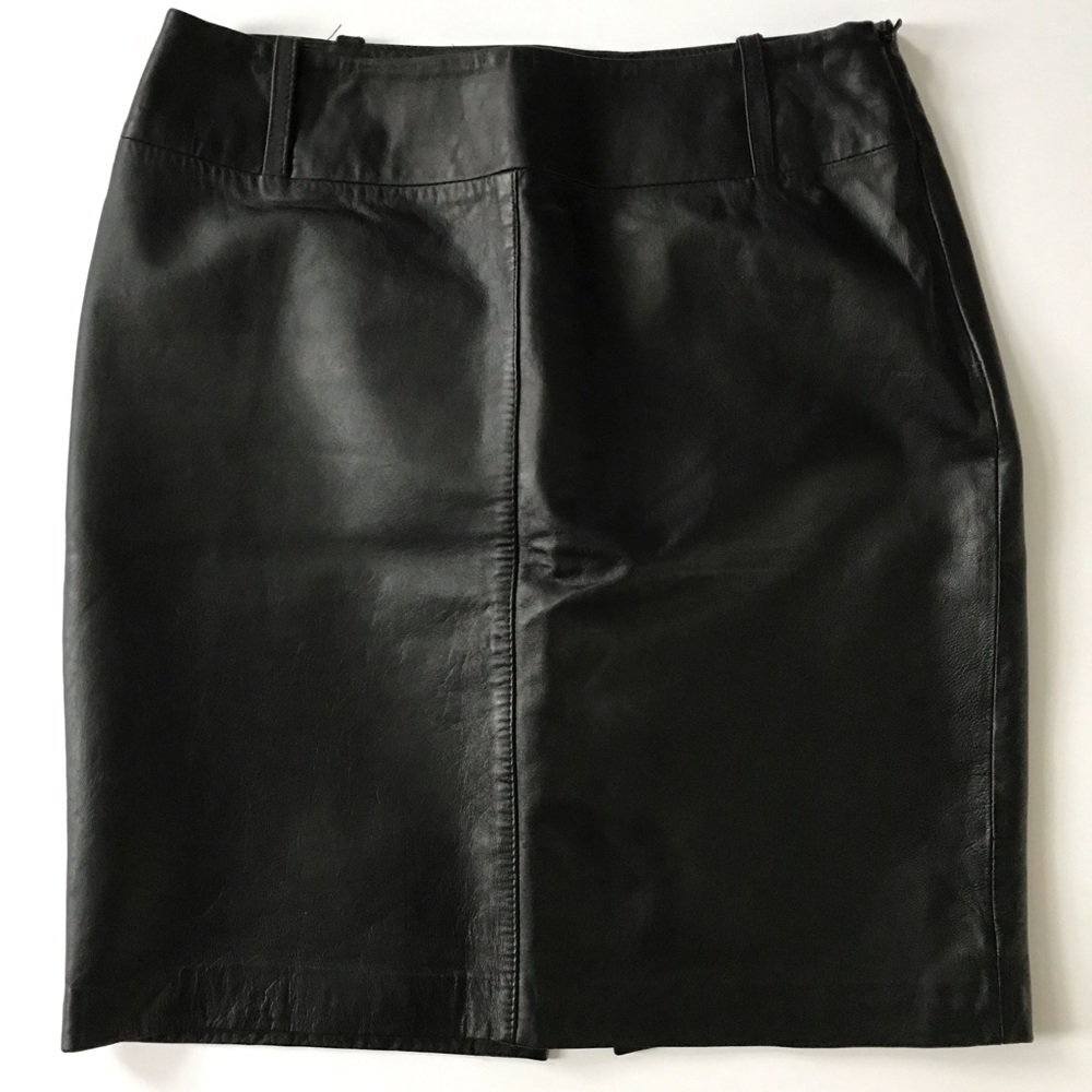 Clothes by Revue leather Skirt. Size 8.